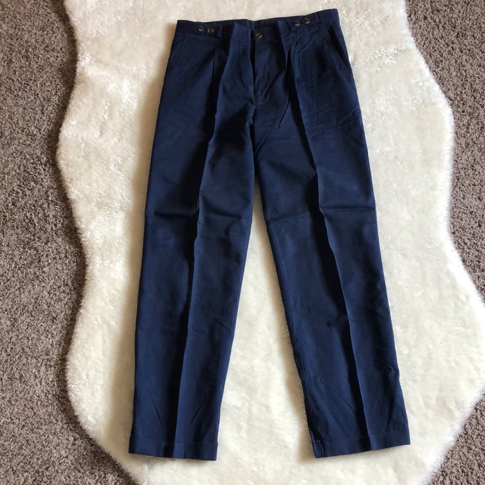 Vintage mens navy chinos